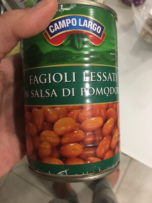 Fagioli lessati in salsa di pomodoro - Produkt - en