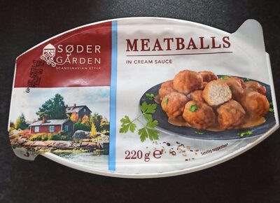 Meatballs in creamy sauce - Produkt - sv