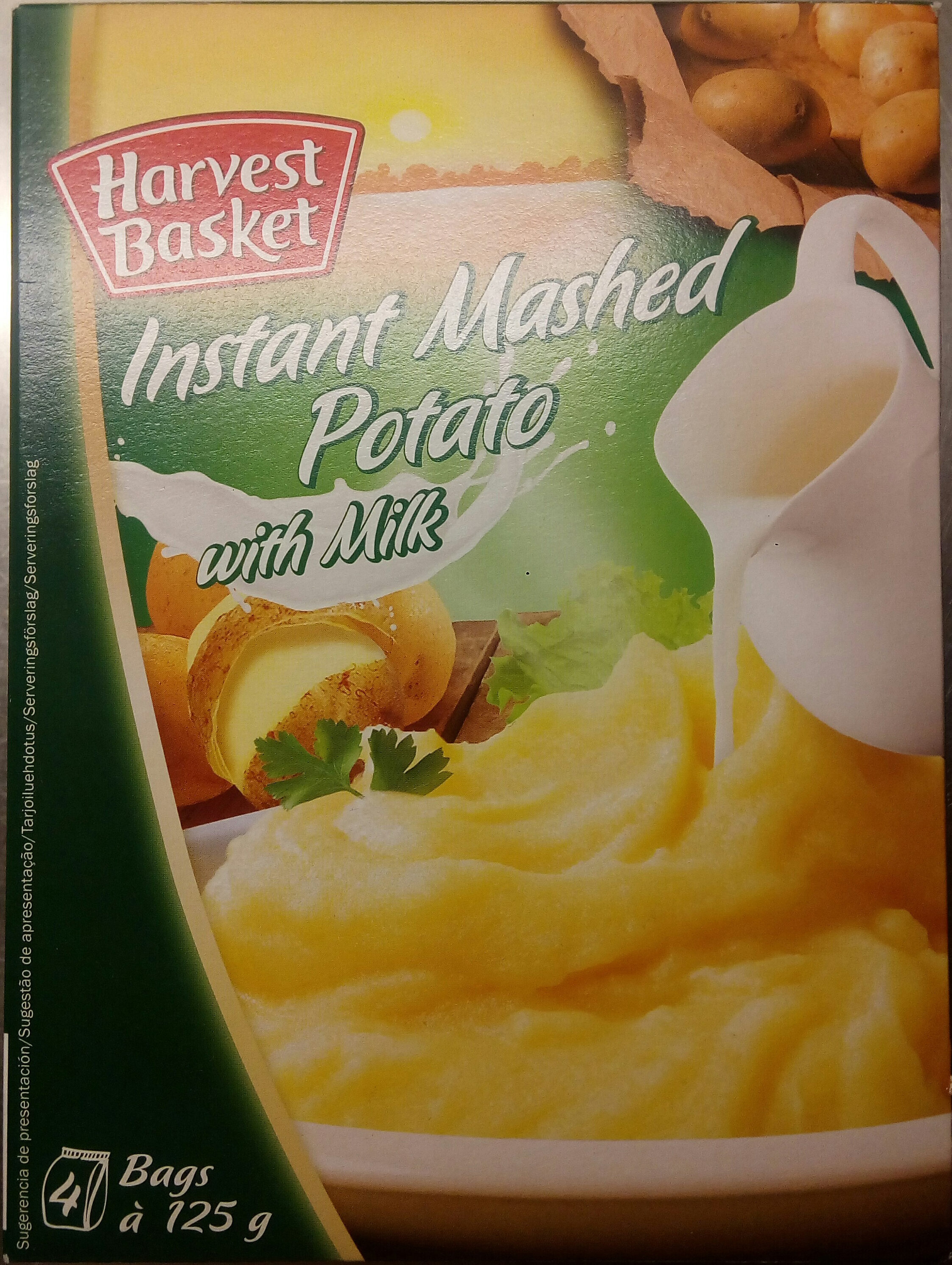 Harvest Basket Instant Mashed Potato with Milk - Produkt - sv