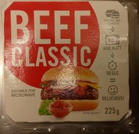 Beef Classic Burger Für Die Mikrowelle - Produkt - sv