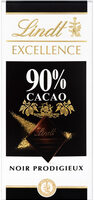 Dark Chocolate 90% cocoa - Produkt - en