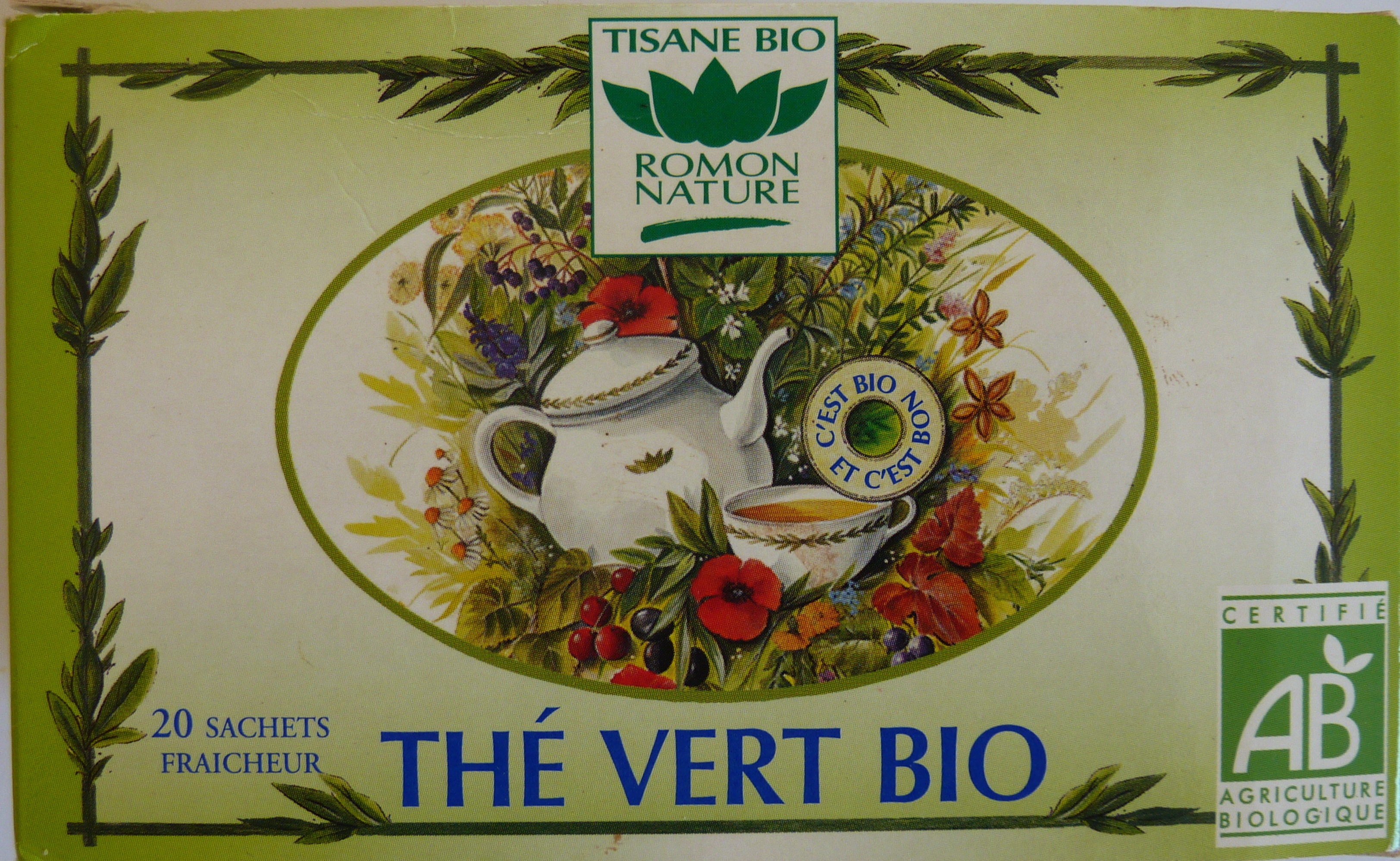 Thé vert bio - Produkt - fr