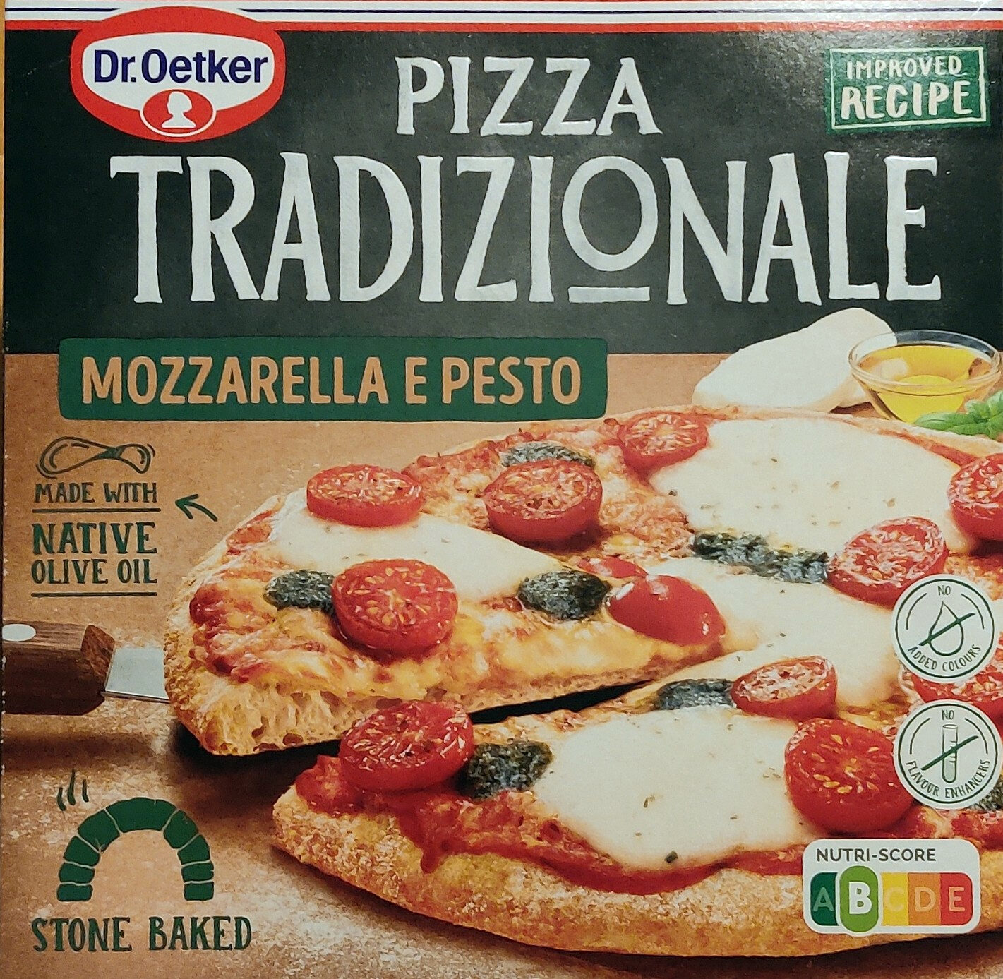 Pizza Tradizionale - Mozarella e Pesto - Produkt - sv