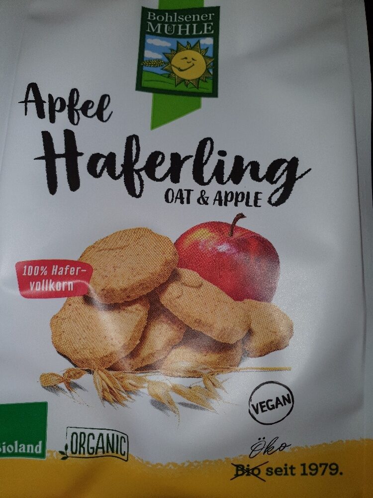 Apfel Haferling Kekse - Produkt - de
