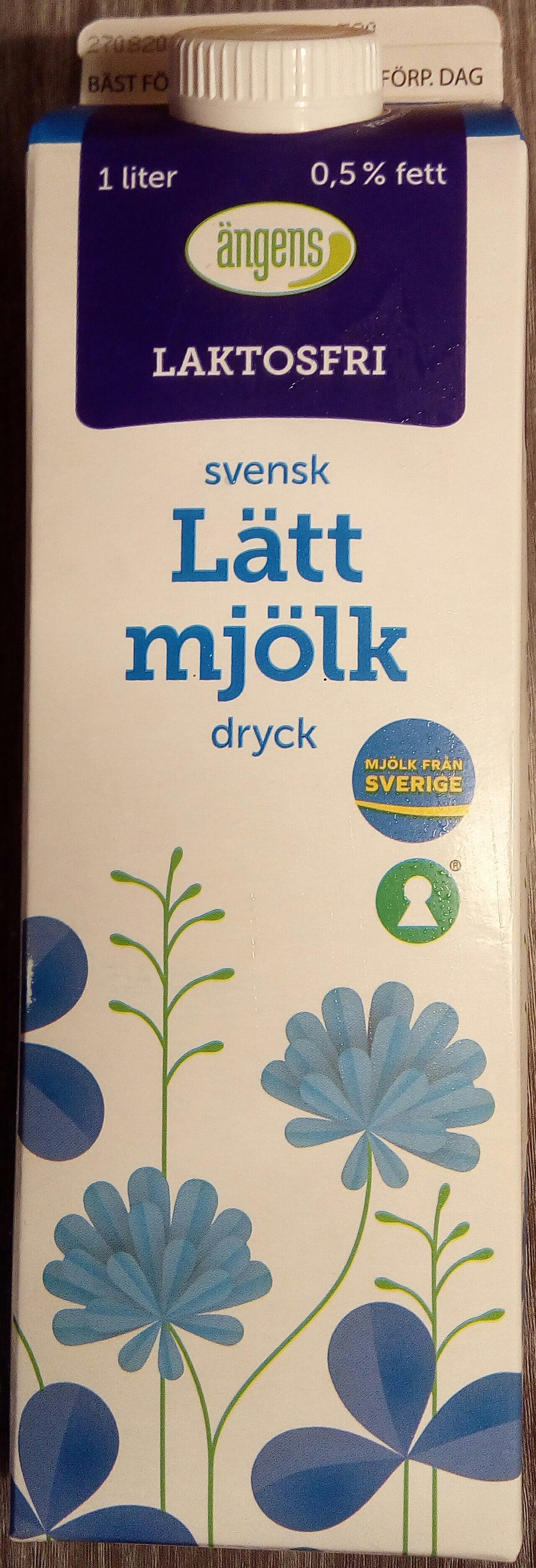 Ängens Laktosfri svensk Lättmjölkdryck - Produkt - sv