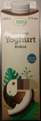 Ängens mild svensk Yoghurt Kokos - Produkt - sv