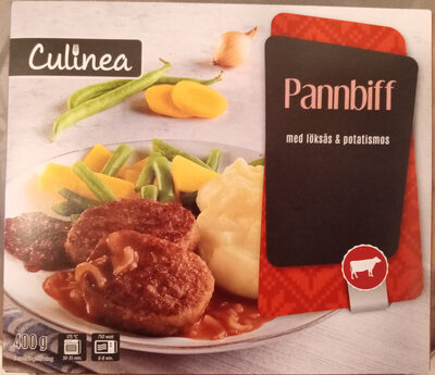 Culinea Pannbiff med löksås & potatismos - Produkt - sv