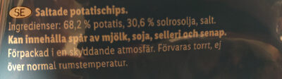 Salted Chips - Ingredienser - sv