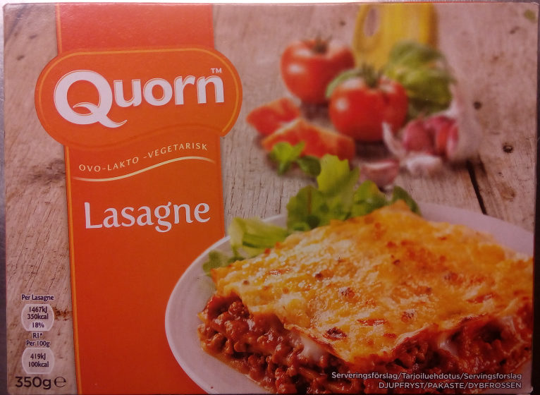 Quorn Lasagne - Produkt - sv
