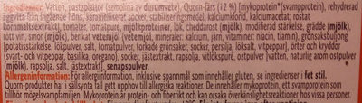 Quorn Lasagne - Ingredienser