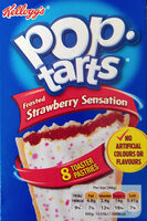 Pop Tarts Strawberry Sensation - Produkt - sv