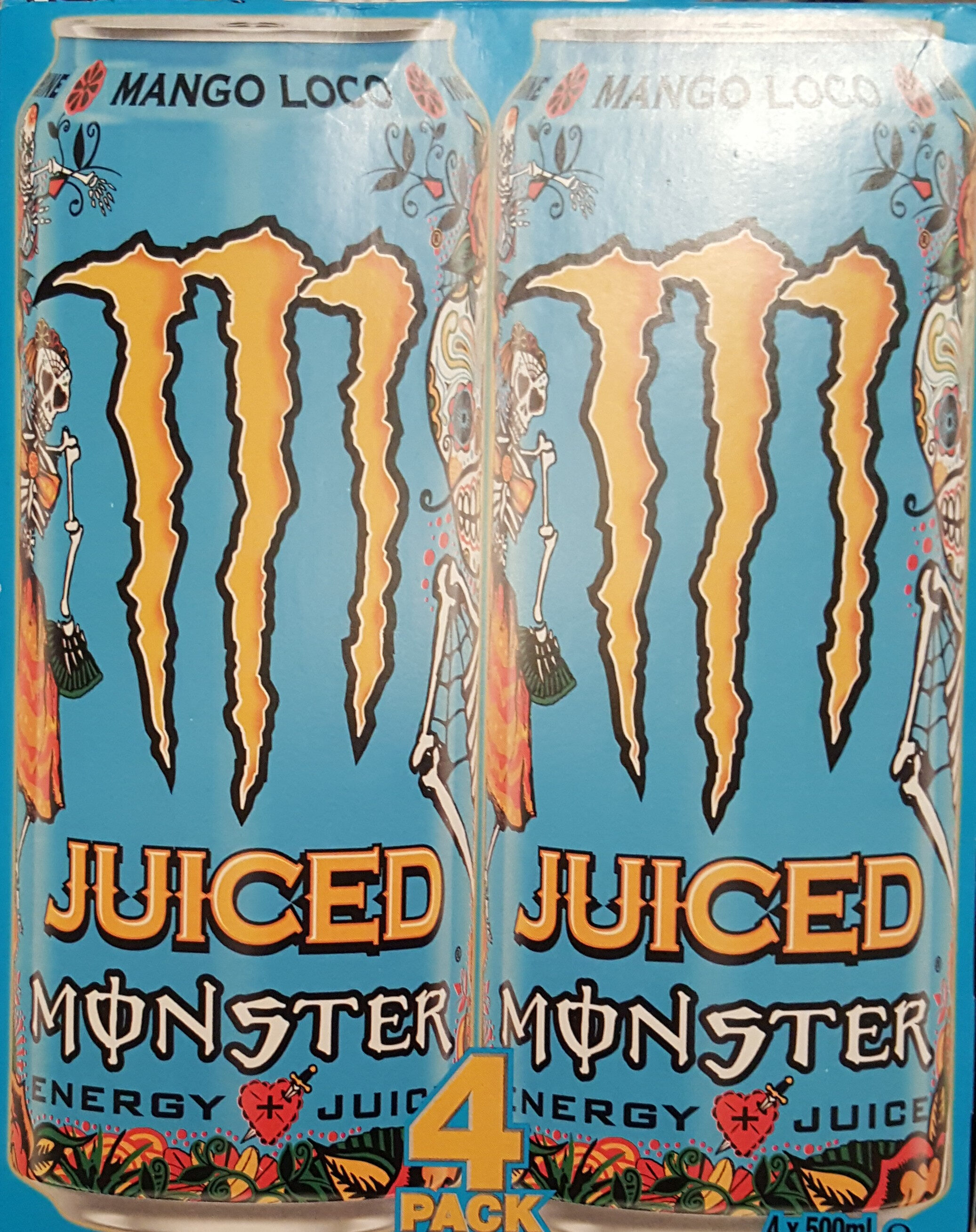 Monster Energy Juiced - 4 Pack - Produkt - sv