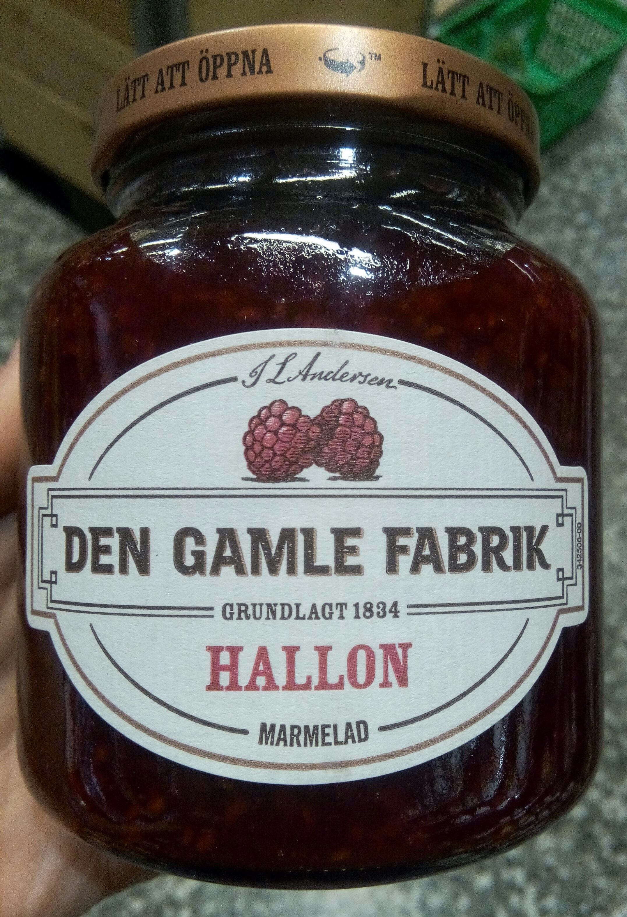 Hallon marmelad - Produkt - sv