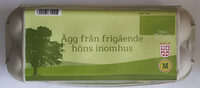 10 ägg från frigående höns inomhus - Produkt - sv