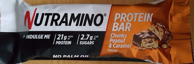 Nutramino - Protein bar - Chunky Peanut & Caramel Flavor - Produkt - sv