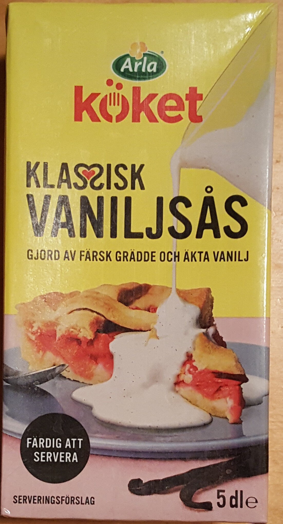 Klassisk Vaniljsås - Produkt - sv