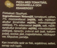 Pizza Margherita - Ingredienser - sv
