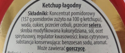 Ketchup Kaszebsczi - Ingredienser - pl