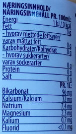 Made To Go Nornir Sparkling Natural Mineral Water Lemon Flavour - Näringsfakta - sv