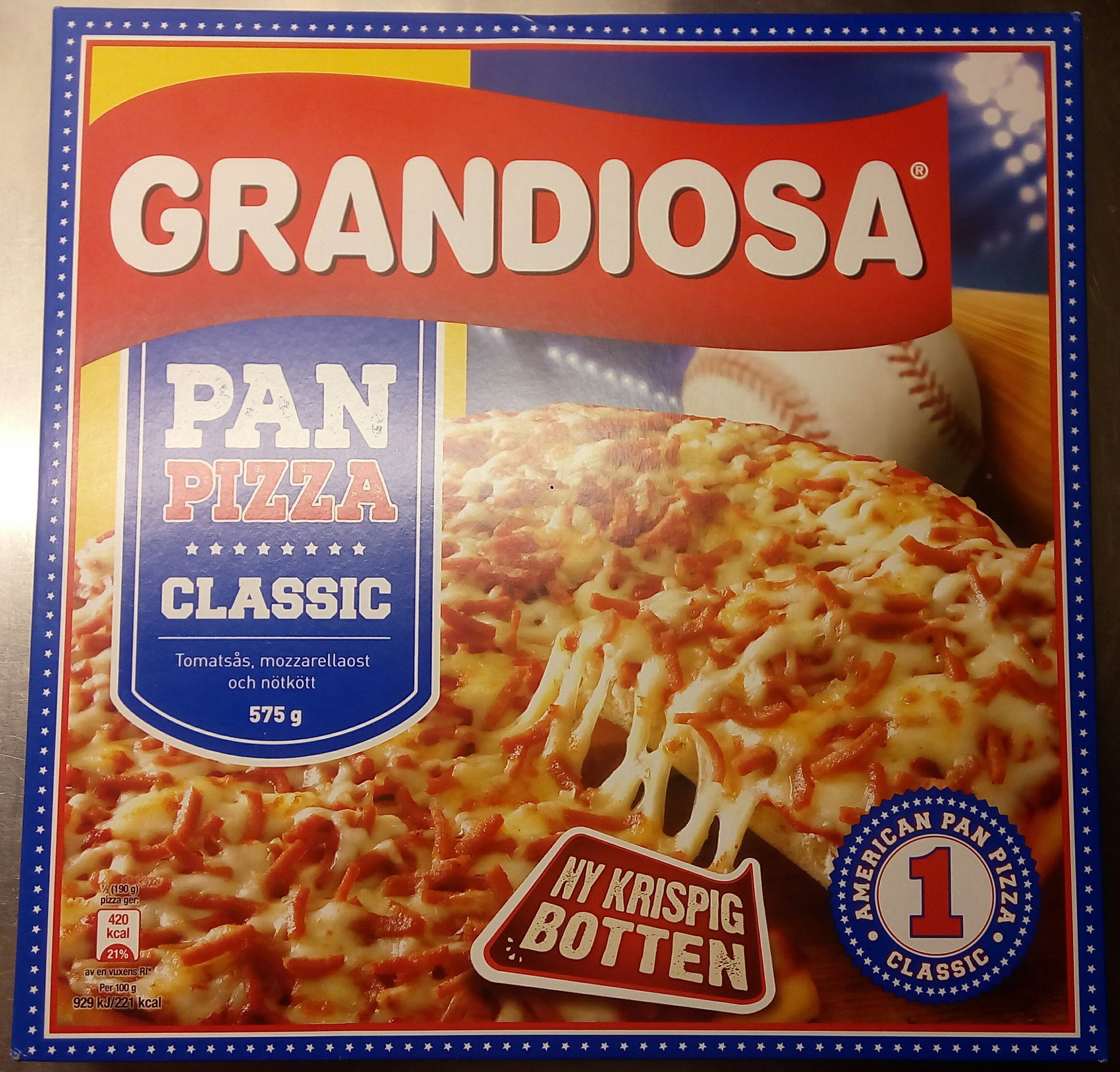 Grandiosa Pan Pizza Classic - Produkt - sv