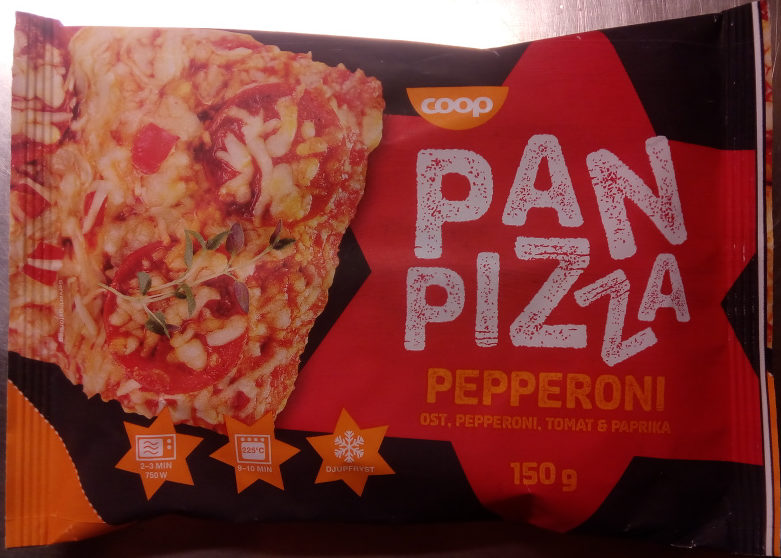 Coop Pan Pizza Pepperoni - Produkt - sv