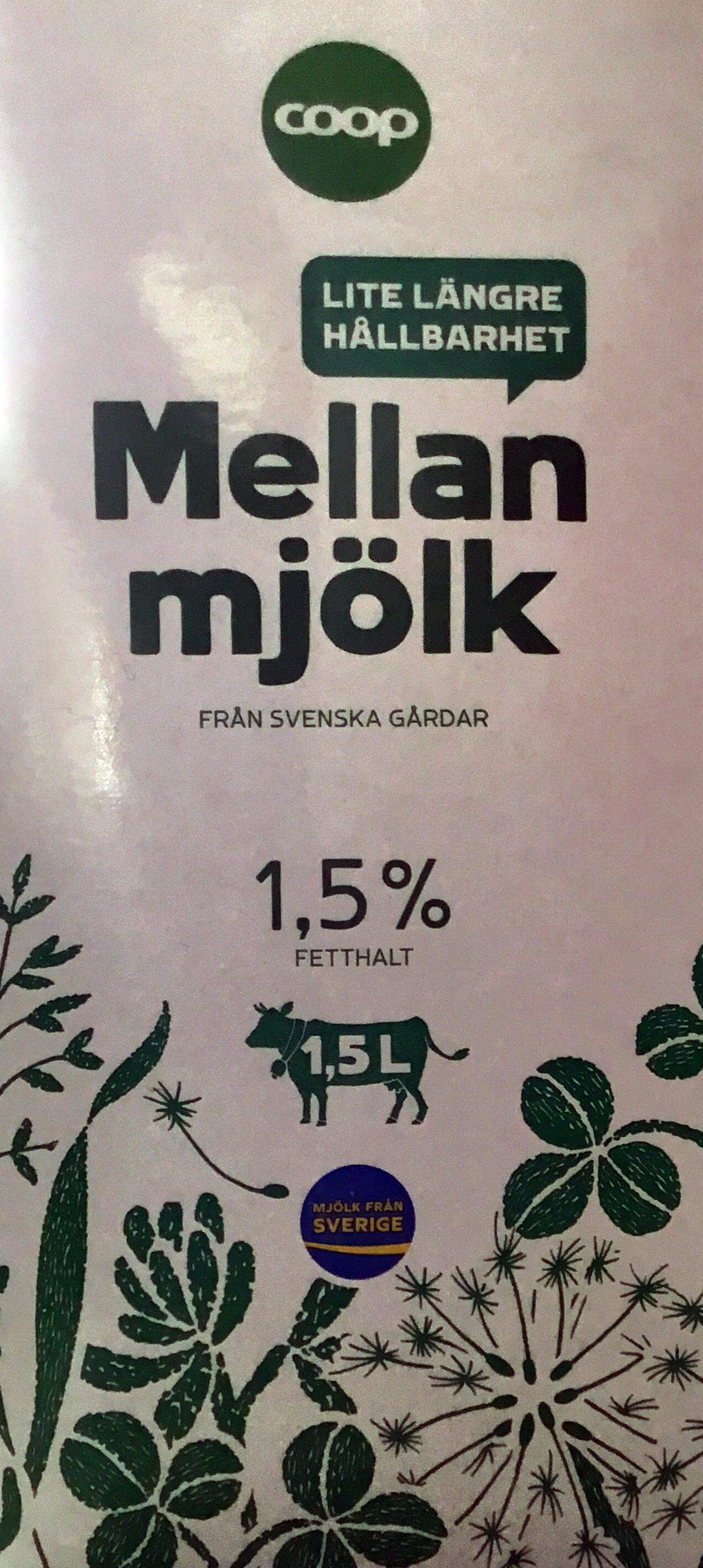 Mellan Mjölk - Produkt - sv