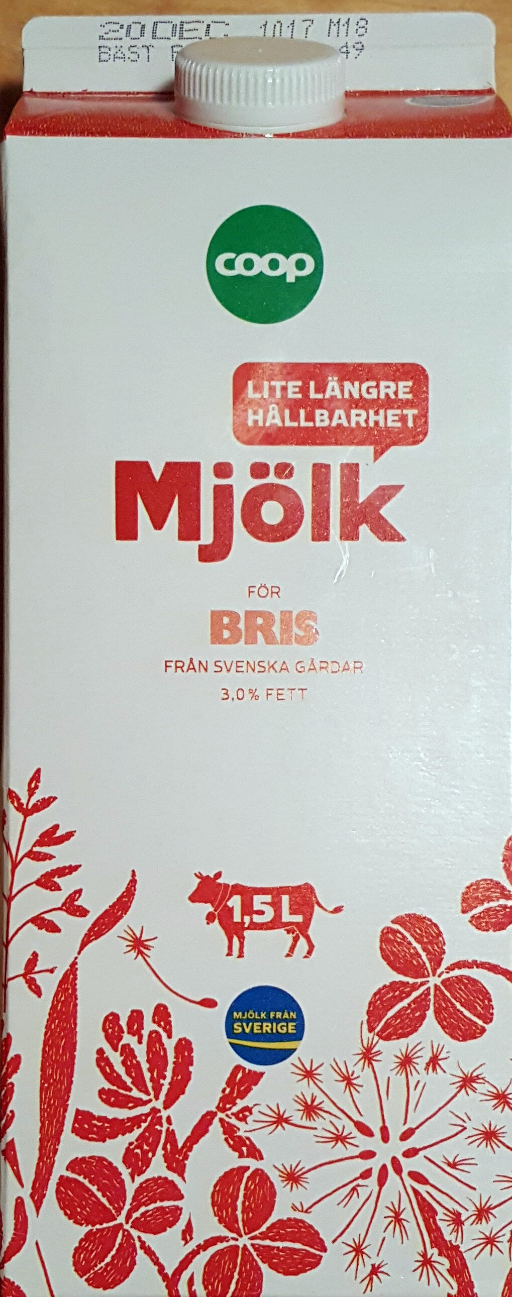 Mjölk - lite längre hållbarhet - Produkt - sv