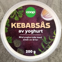Coop Kebabsås av yoghurt - Produkt - sv