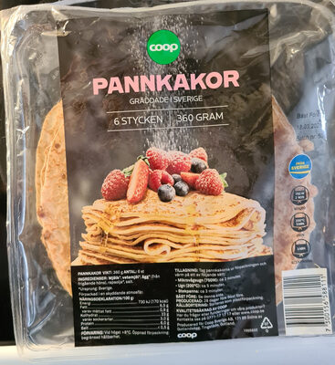 Coop Pannkakor - Produkt - sv