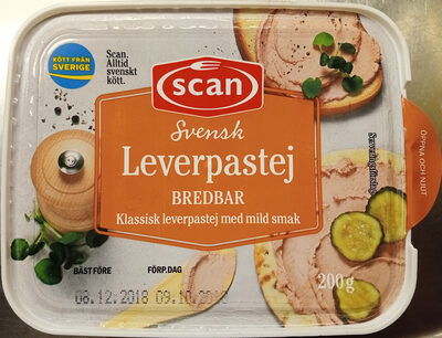 Scan Svensk Leverpastej bredbar - Produkt - sv