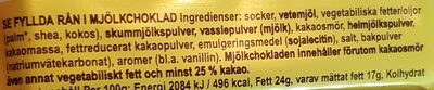 Kex choklad - Ingredienser - sv