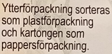 Kronägg Finska ägg - Recycling instructions and/or packaging information - sv