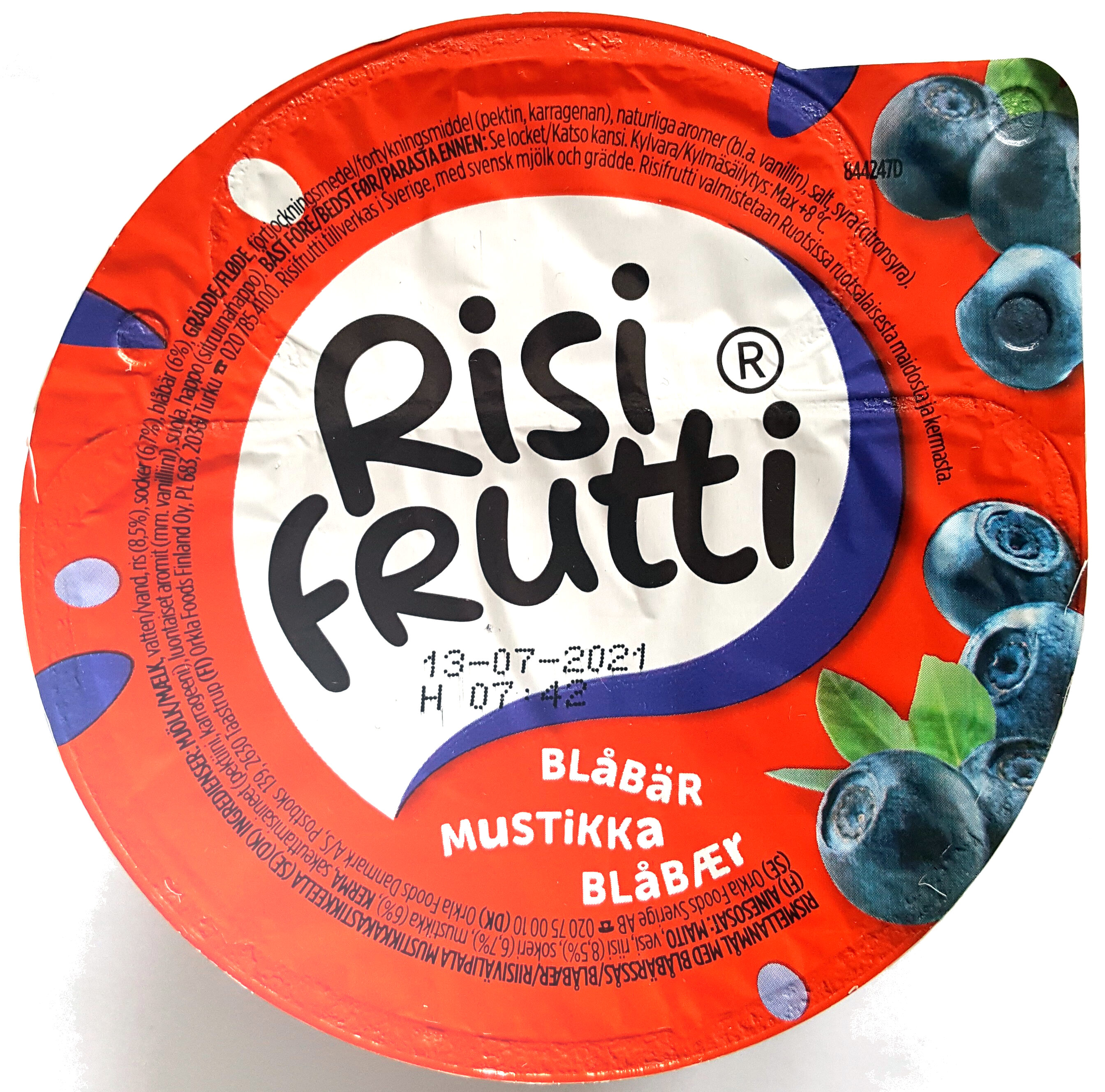 Risifrutti Blåbär - Produkt - sv