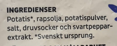 Potatisbullar - Ingredienser - sv