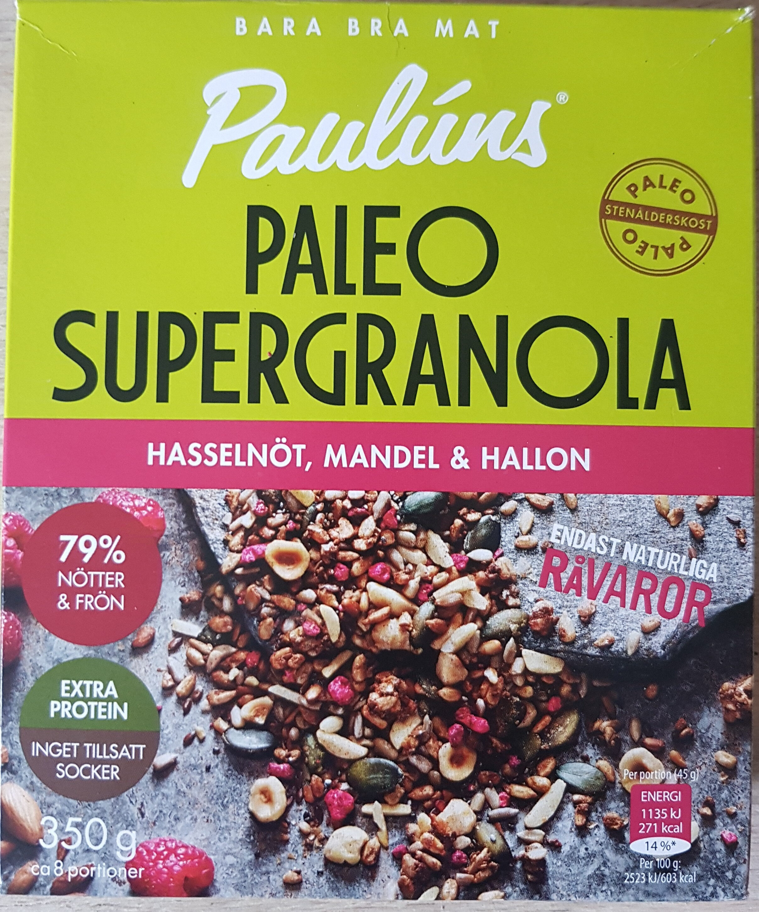 Paleo Supergranola - Produkt - sv