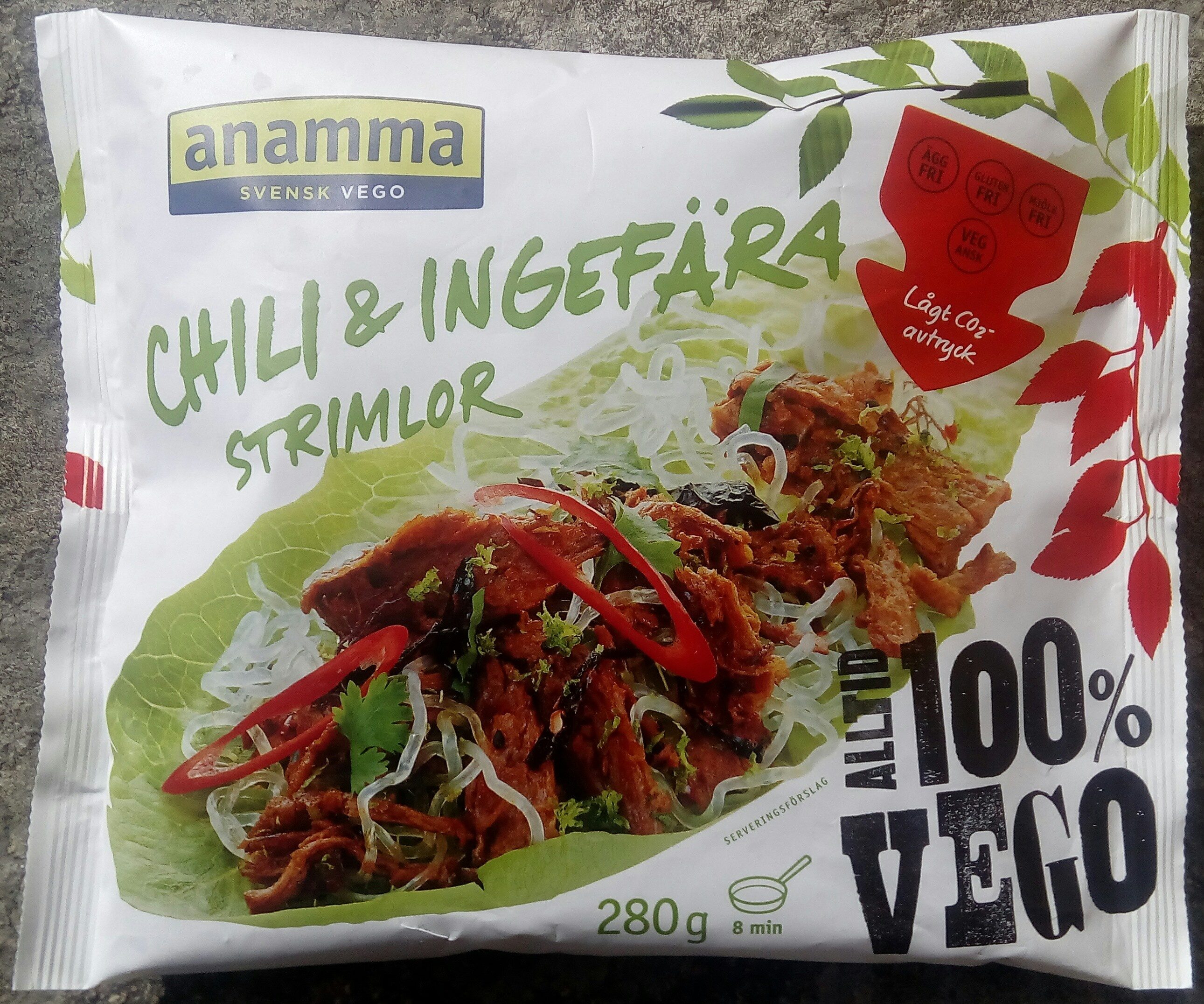 Anamma Chili- & Ingefärastrimlor - Produkt - sv