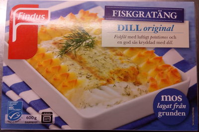 Findus Fiskgratäng Dill Original - Produkt - sv