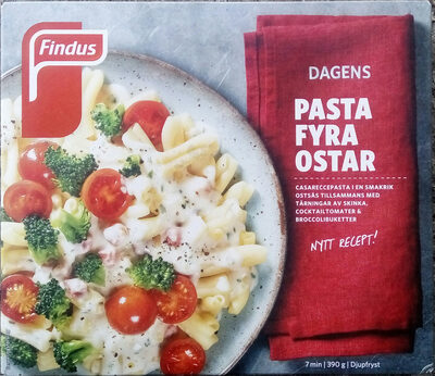 Findus Dagens Pasta fyra ostar - Produkt - sv