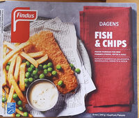 Findus Dagens Fish & Chips - Produkt - sv