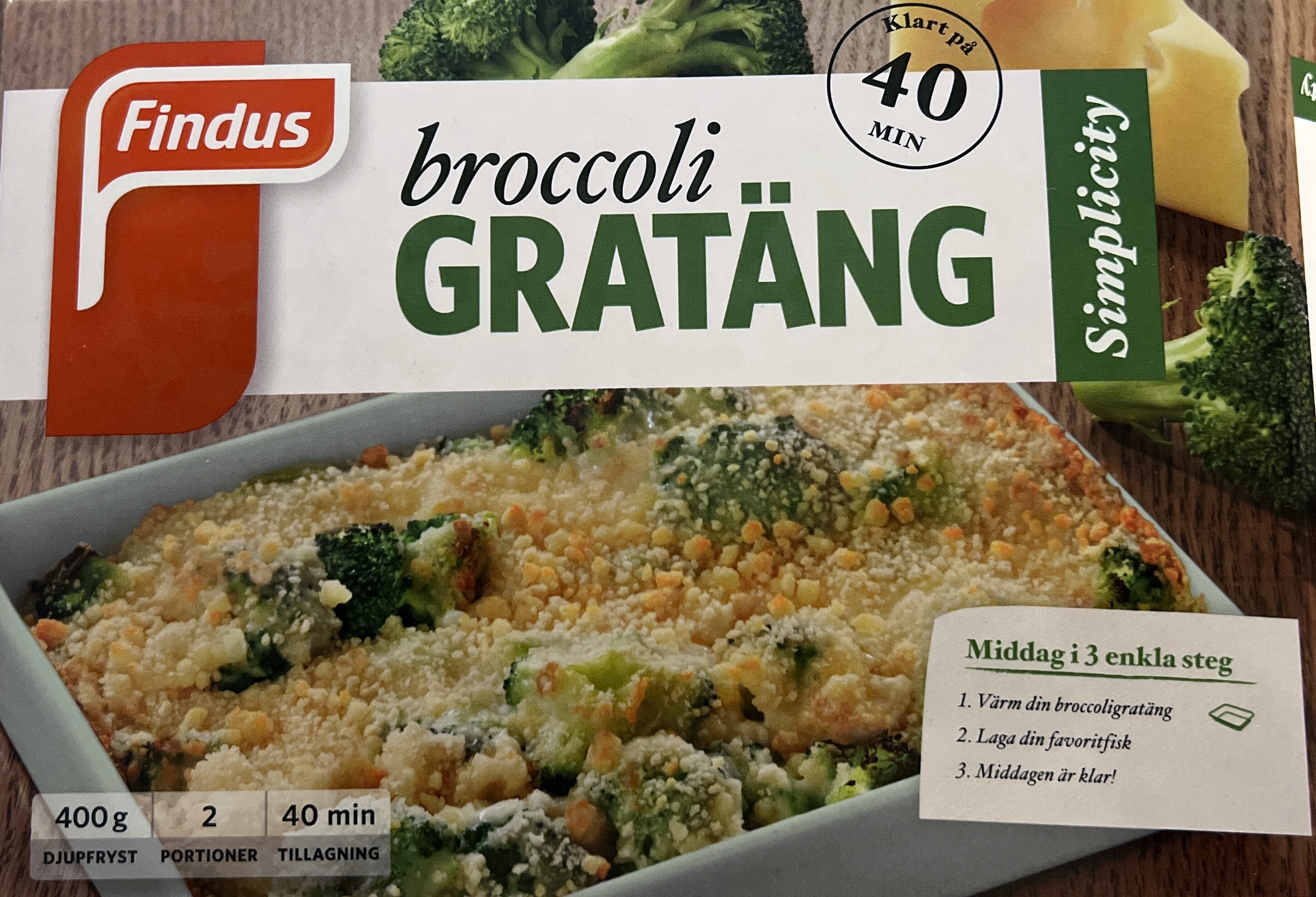 Broccoli Gratäng - Produkt - sv