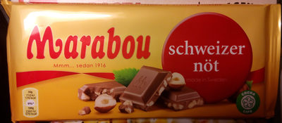 Marabou Schweizernöt - Produkt - sv
