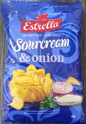 Estrella Sourcream & Onion - Produkt - sv