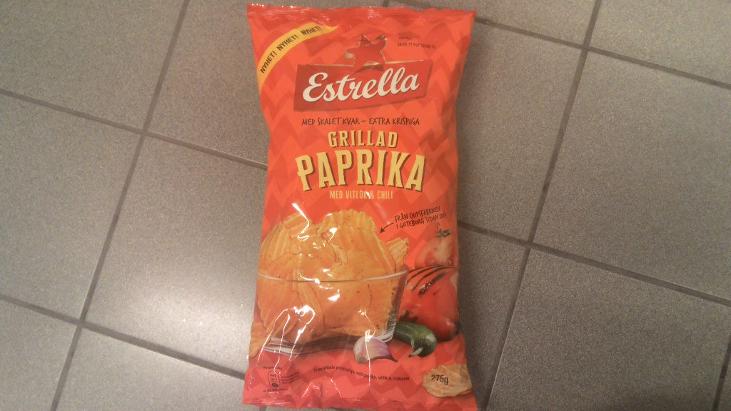Estrella Grillad paprika med vitlök & chili - Produkt - sv