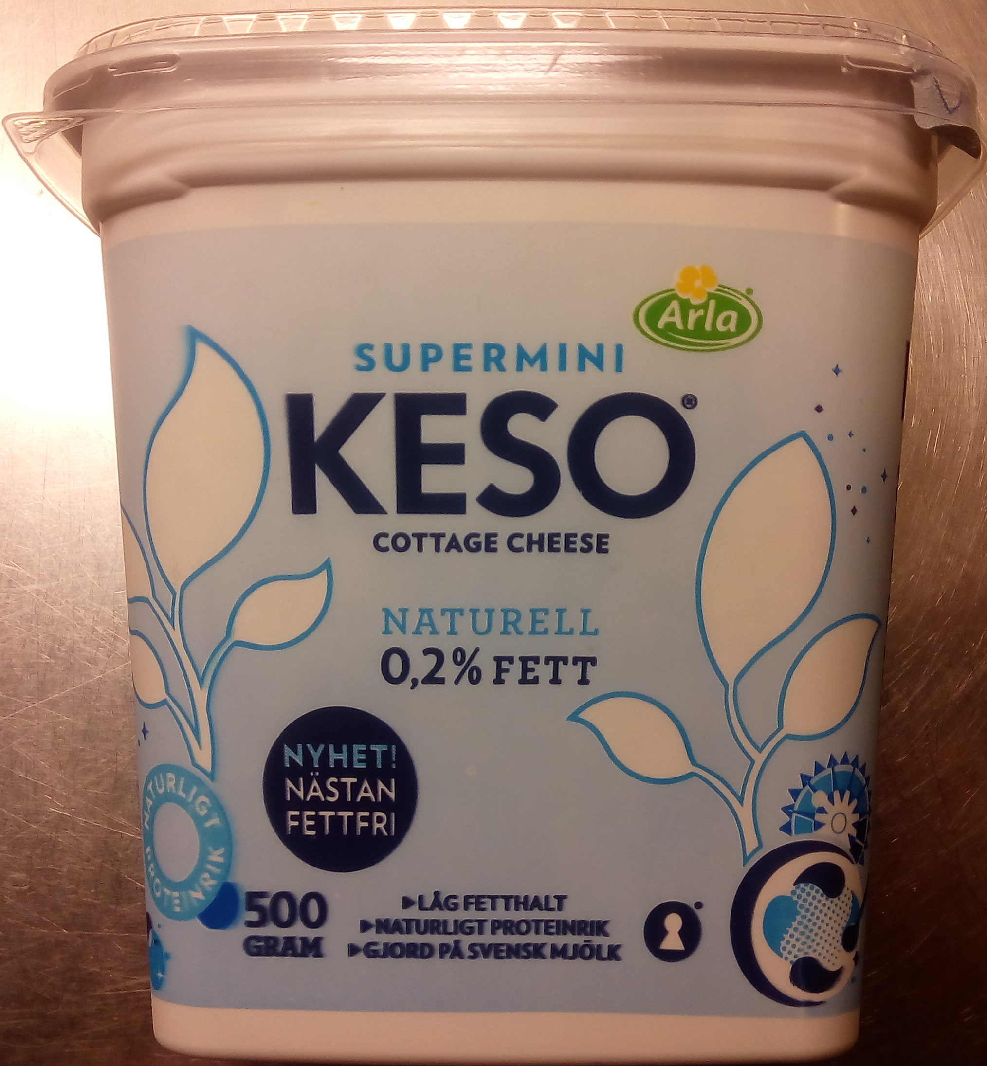 KESO Cottage Cheese Supermini Naturell - Produkt - sv