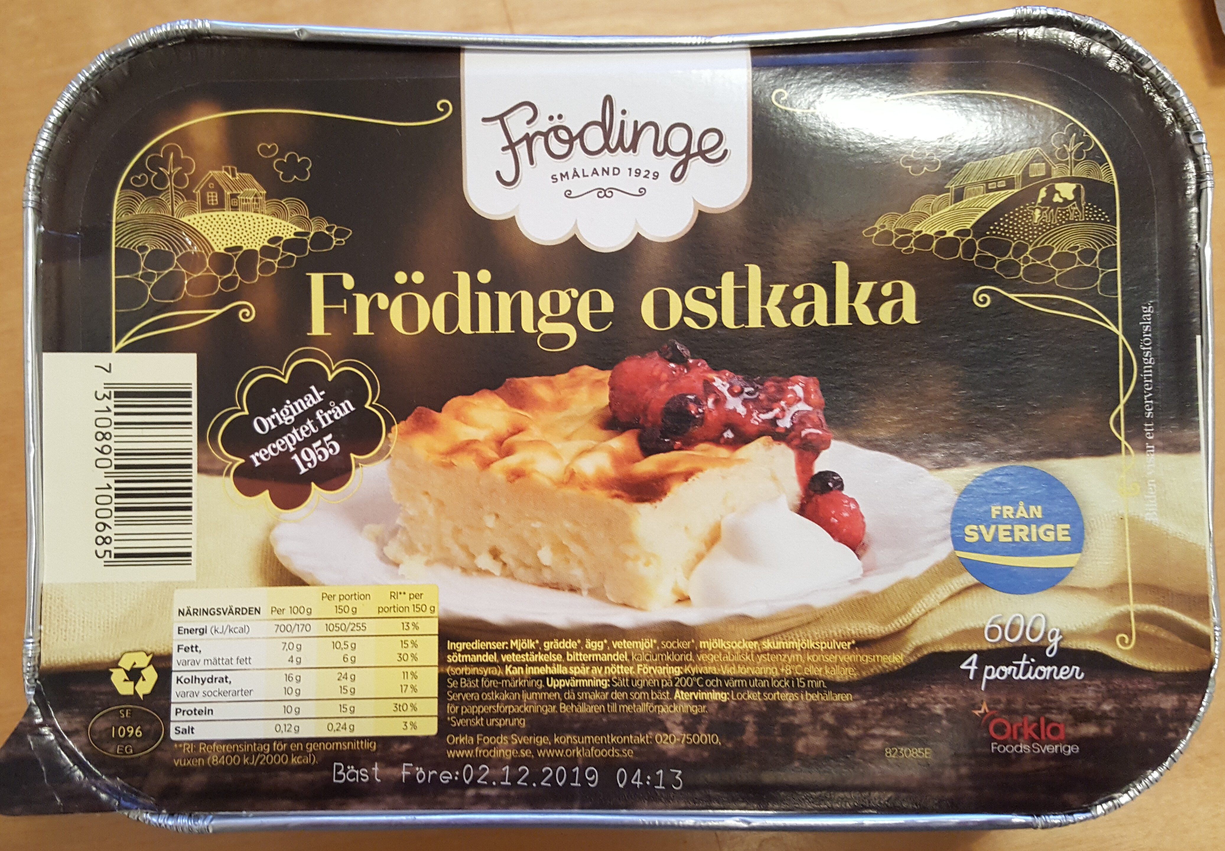 Frödinge Ostkaka - Produkt - sv