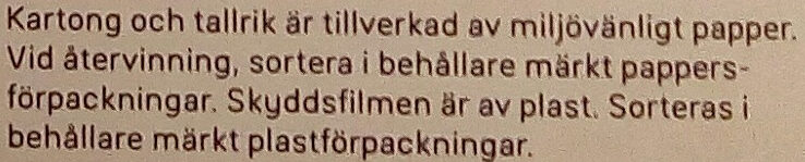 Dafgårds Farfars Delikatessköttbullar - Recycling instructions and/or packaging information - sv
