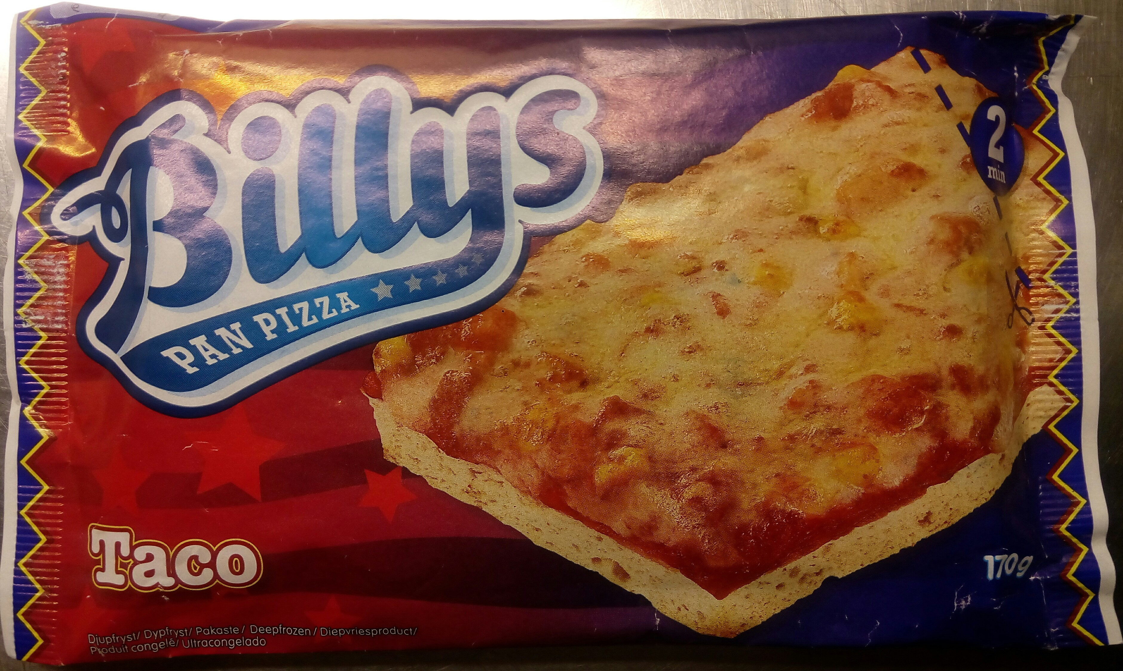 Billys Pan Pizza Taco - Produkt - sv