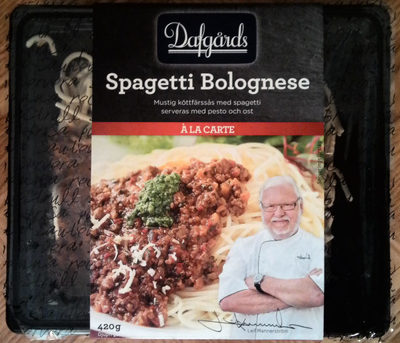 Dafgårds À la carte Spagetti Bolognese - Produkt - sv