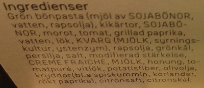 Dafgårds Ärtig falafel - Ingredienser - sv