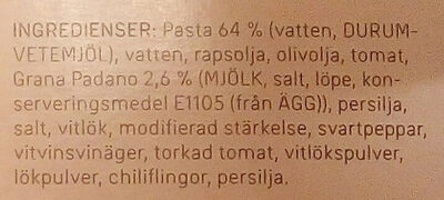 Dafgårds Spagetti Con Aglio - Ingredienser - sv